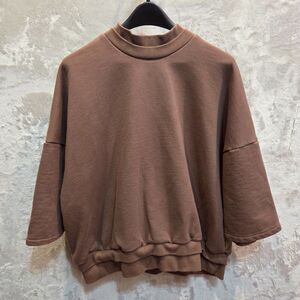 Florence Black Oversized Pullover Sweatshirt XL Handmade UK Brown Chunky